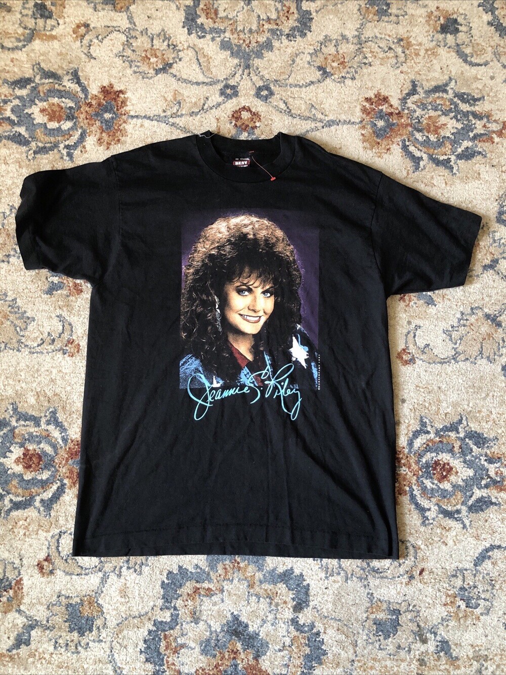 Jeannie Riley 90s Country Gospel Music T Shirt Size XL 1991 Screenplay